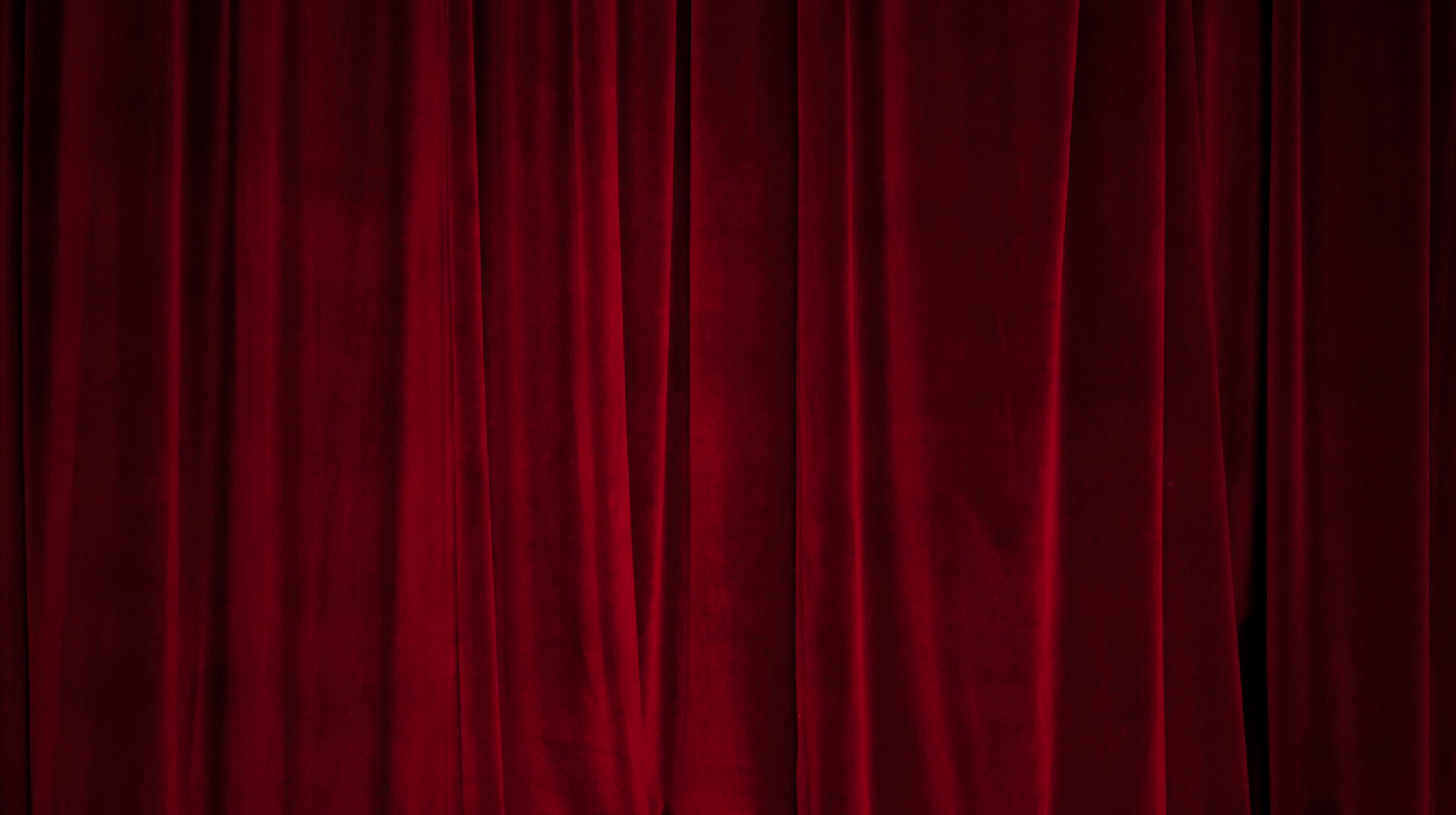 red curtain